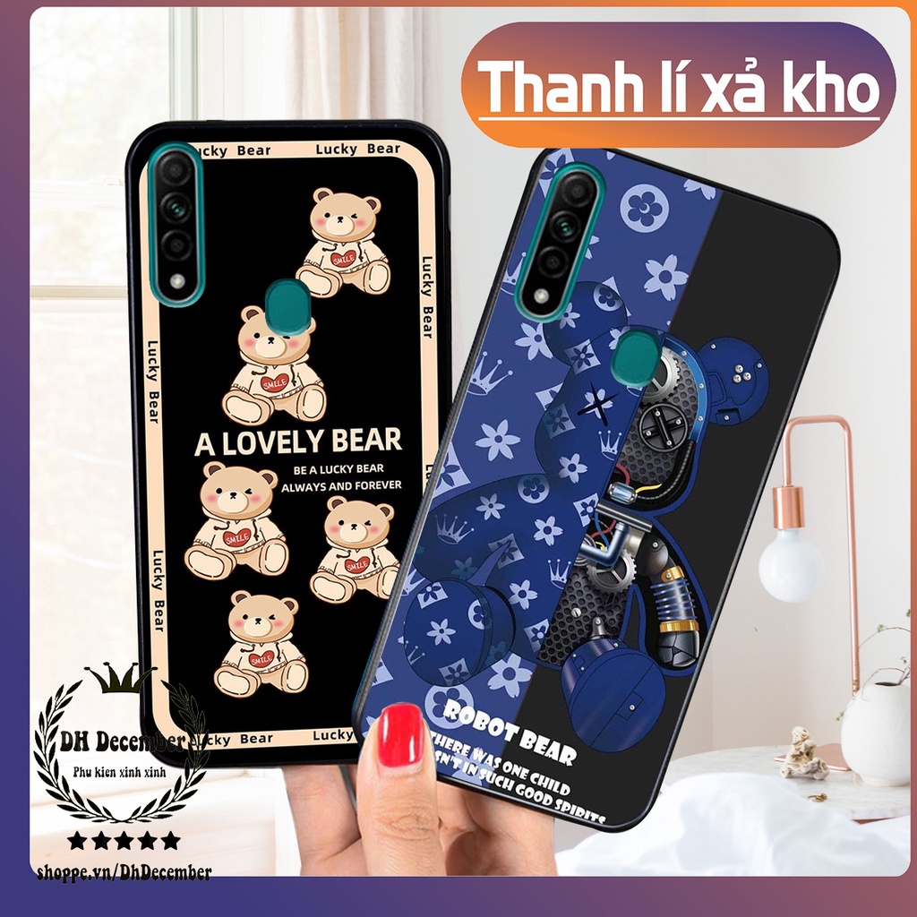 Ốp lưng Oppo A31 in hình 3D lucky, gấu Brick xinh xắn - KHÔNG NÊN BỎ LỠ
