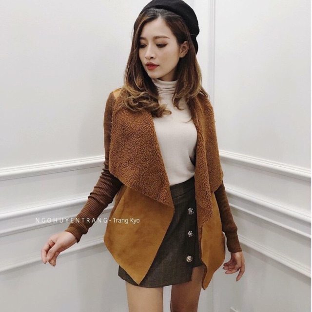 Khoác da lộn bao giá bao chất