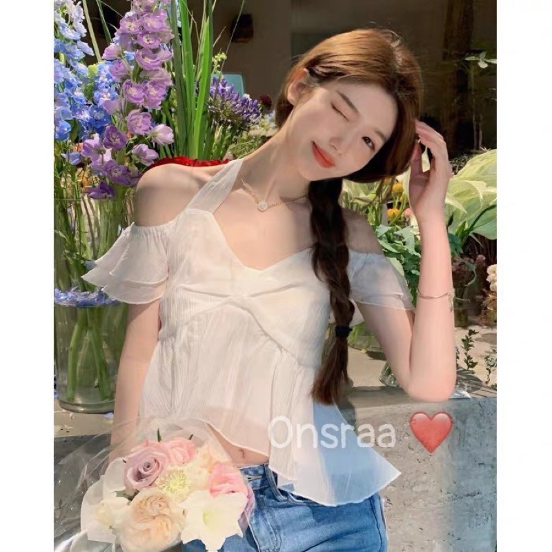 ❤️ÁO  HỞ VAI BÈO CỘT NƠ SAU ĐẸP  QUÁ ❤️MẪU MỚI NHẤT CỦA SHOP❤️