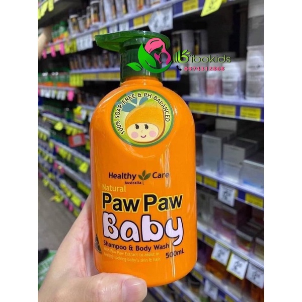 Sữa tăm đu đủ paw paw baby healthy care úc