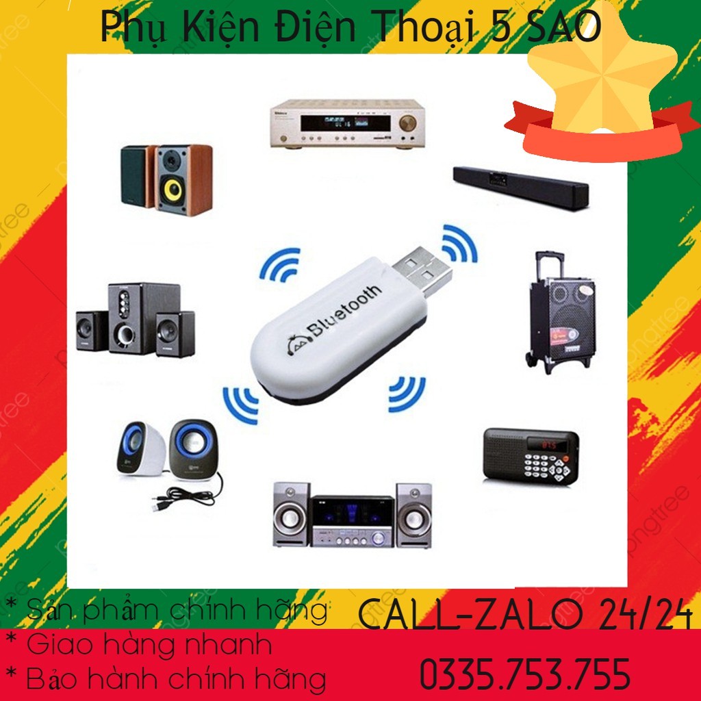 USB Bluetooth kết nối Bluetooth không dây cho các loa mini, loa di động, amly, máy nghe nhạc MP3 không có Bluetôth