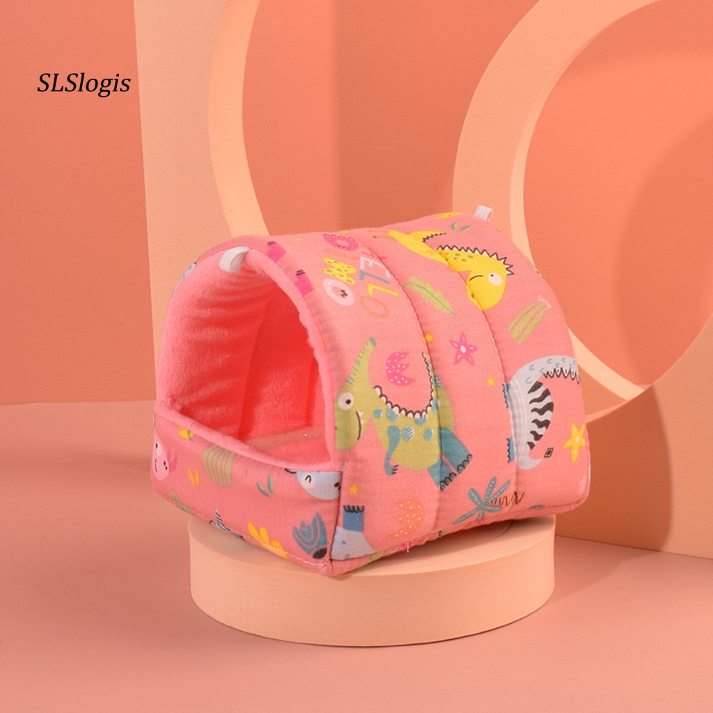 Giường Ngủ Cho Chuột Hamster Họa Tiết Không Gian Lớn