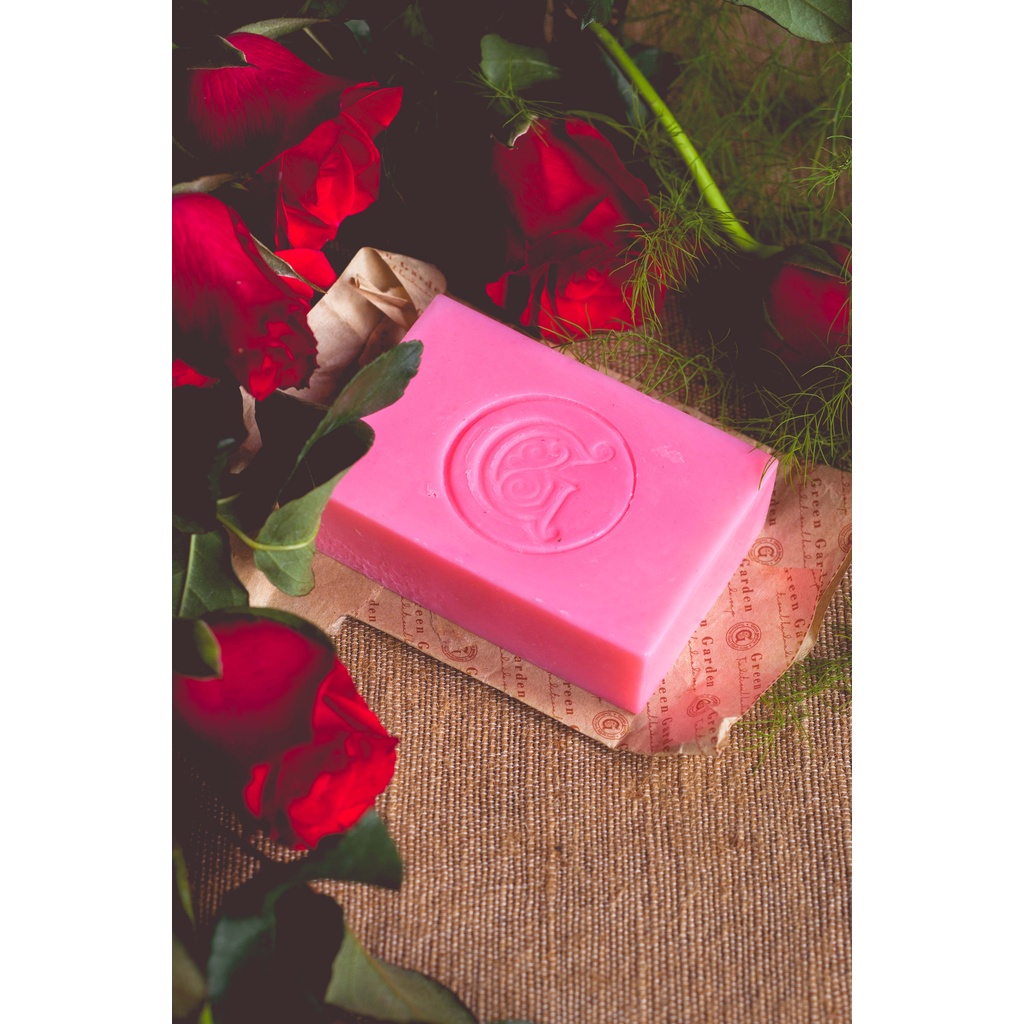 Xà phòng handmade Hoa Hồng từ Green Garden