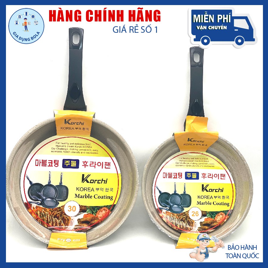 Chảo từ vân đá Korchi - Dùng cho mọi loại bếp