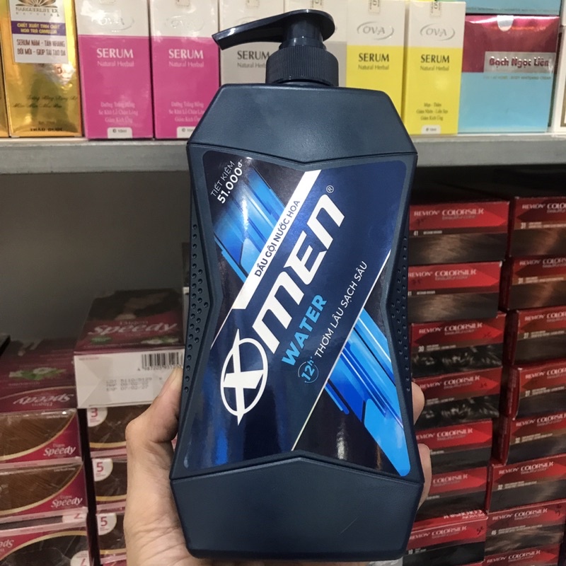 Dầu gội XMen water mát lạnh 650g