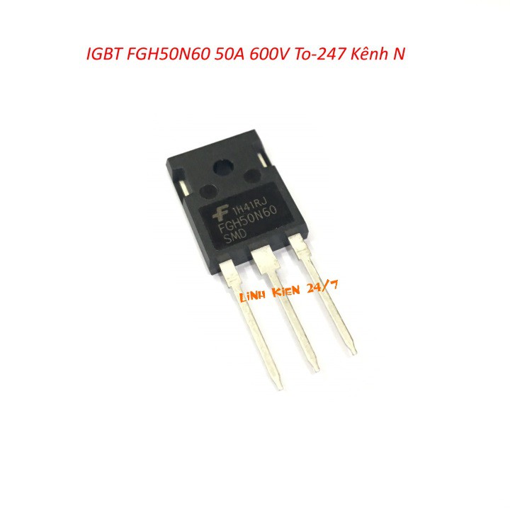 Sò Công Suất IGBT 50N60 50A 600V To-247 Kênh N