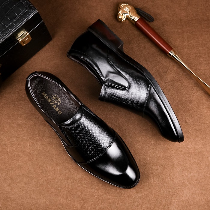 Giày nam đẹp da thật Manzano phong cách doanh nhân sang trọng đẳng cấp M66882