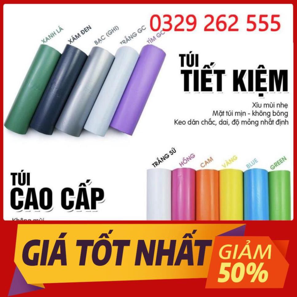 (Rẻ vô địch) [ Túi dán miệng ] Túi nilon gói hàng niêm phong tự dính đủ các kích cỡ siêu dai (~100 cái)