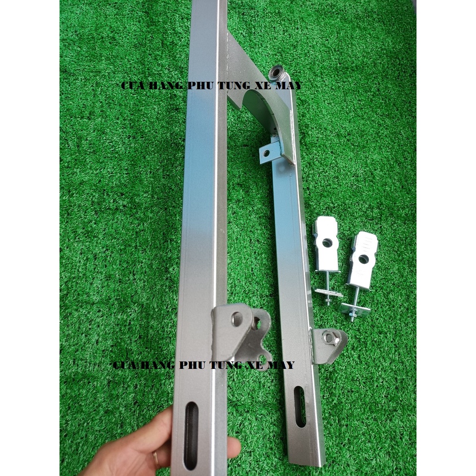 Gấp Sirius, Jupiter 55cm trơn không phay lổ màu bạc tặng kèm pát tăng sên