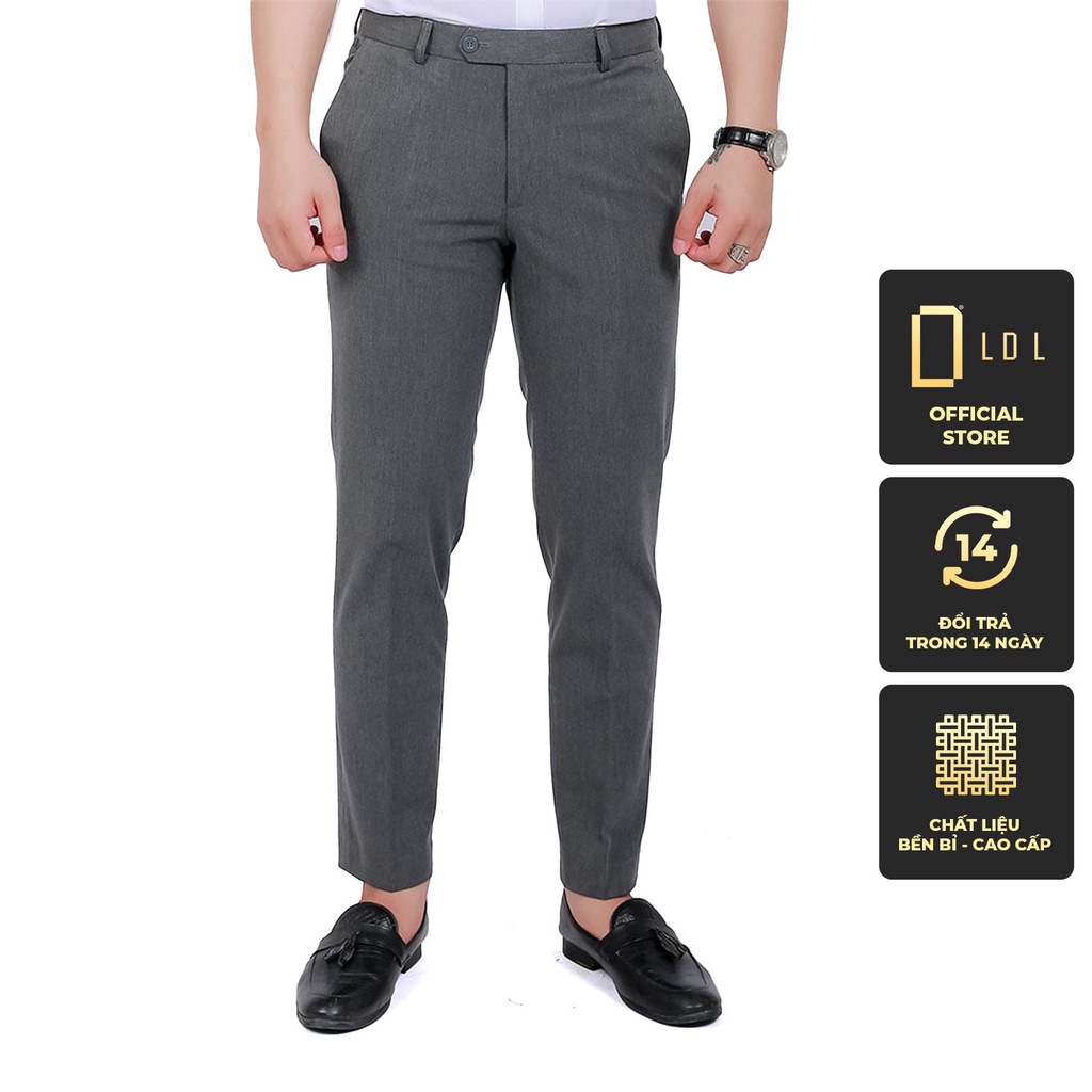 Quần âu nam dáng Hàn Quốc ống suông công sở cao cấp thương hiệu LDL vải nhập khẩu size 45 - 85kg 5 màu ưa thích