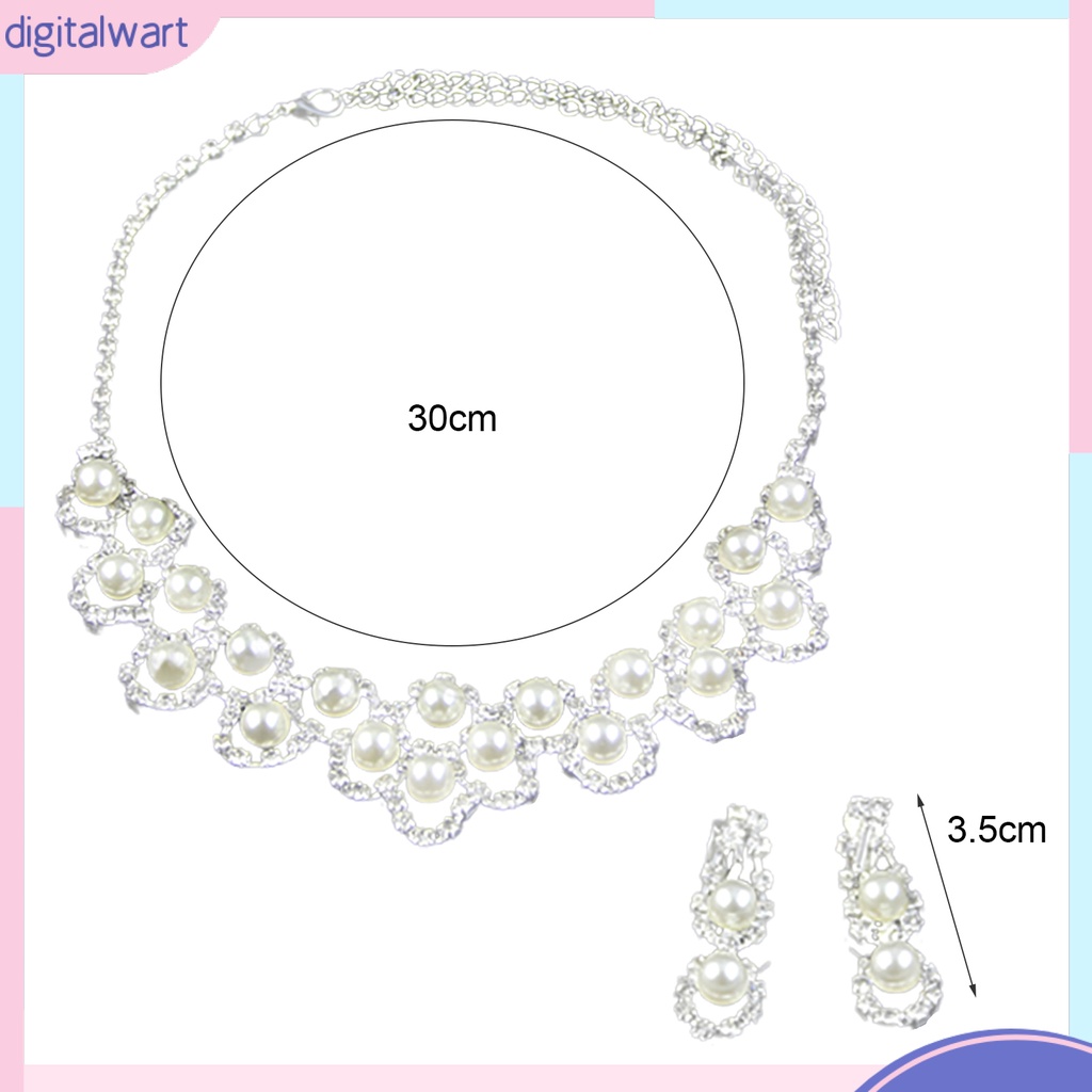 Set 3 Món Trang Sức Đính Ngọc Trai Nhân Tạo Thời Trang