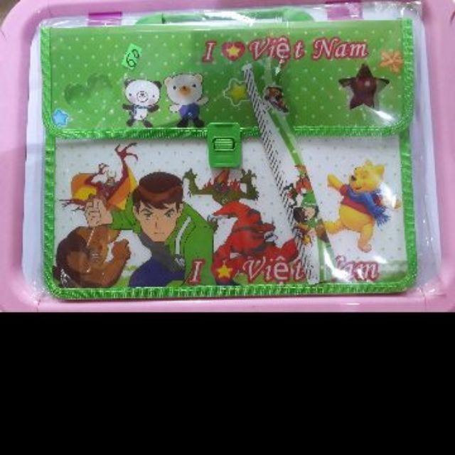 Cặp nhựa cho bé