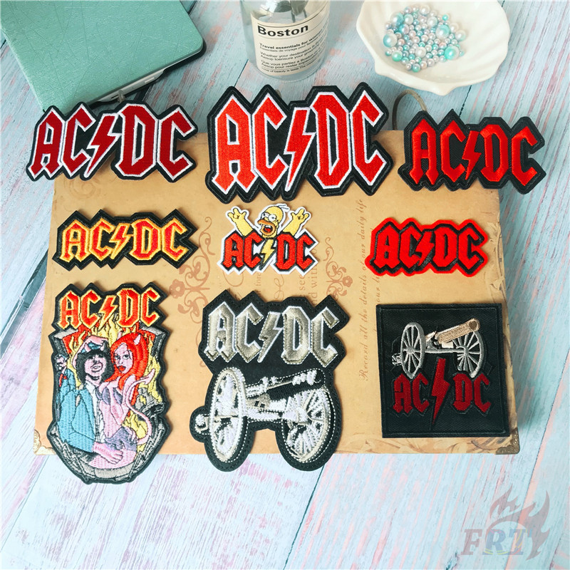 Sticker ủi thêu hình nhóm nhạc Rock phong cách thời trang độc đáo