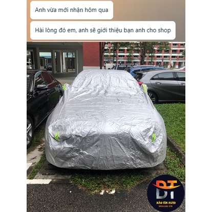 [LOẠI 1] Bạt phủ trùm bảo vệ xe ô tô 3 lớp vải dù Oxford loại 1 che xe Cerato, Mazda3, Elantra, Civic | Bảo Tín Auto