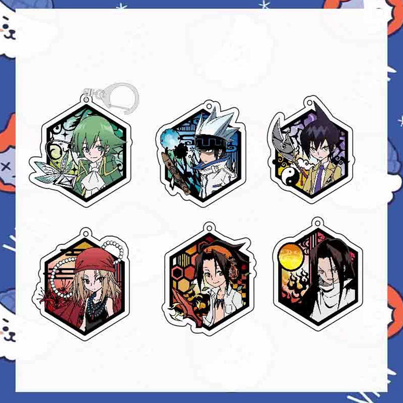 Móc Khóa Acrylic Hình Nhân Vật Hoạt Hình Shaman King Asakura Anna Kyoyama Hao Asakura Hana Usui Horokeu Chocolove Mcdonell
