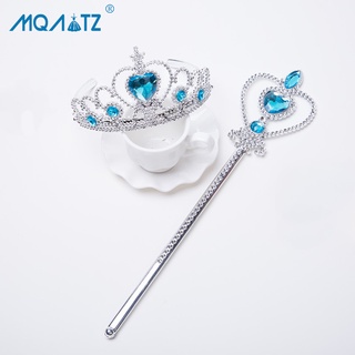 2 Phụ kiện hoạt hình MQATZ vương miện và đũa thần cosplay công chúa phép thuật