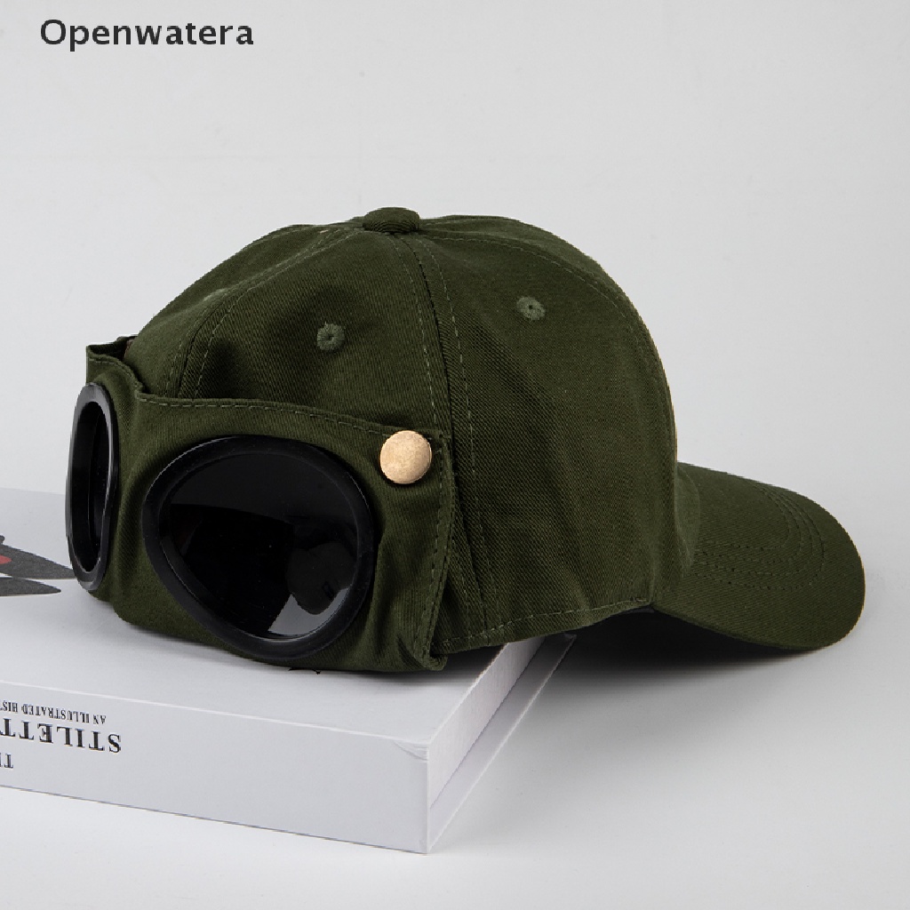 Mũ lưỡi trai có kính chống nắng thời trang mùa hè thoải mái sành điệu cho nam và nữ