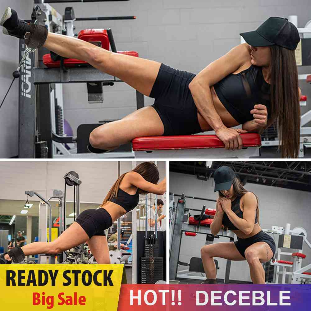 Deceb Dây Đai Tập Cổ Chân Có Thể Điều Chỉnh Kèm Dây Cáp Kéo
