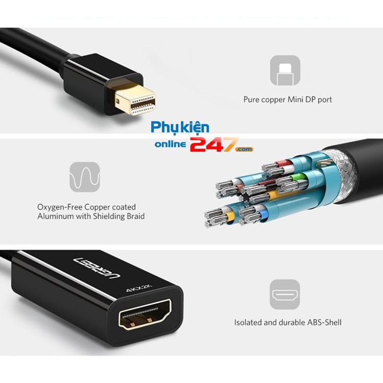 CÁP KẾT NỐI laptop táo_ VỚI MÁY CHIÊU- TIVI