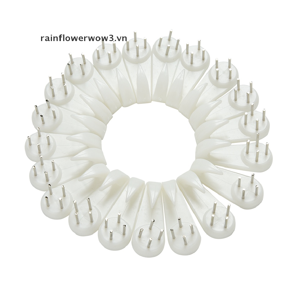 Bộ 20 Móc Treo Khung Ảnh Bằng Nhựa Cứng Màu Trắng