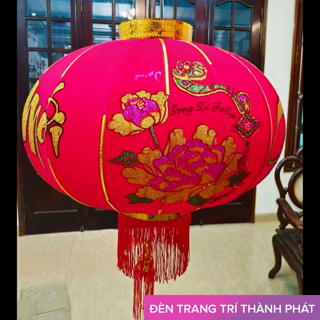 ĐÈN LỒNG ĐỎ VẢI NHUNG TREO TẾT NHIỀU MẪU ĐẸP (TẶNG PHÍCH CẮM VINAKIP)