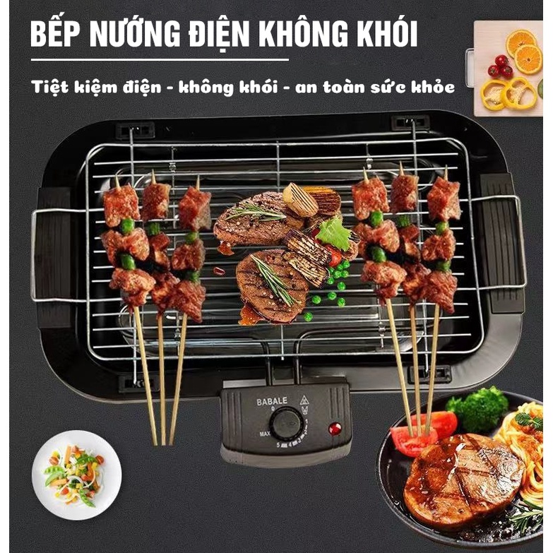 Bếp nướng điện không khói cao cấp, bếp nướng hiện đại, bếp nướng ngoài trời, cắm trại, picnic