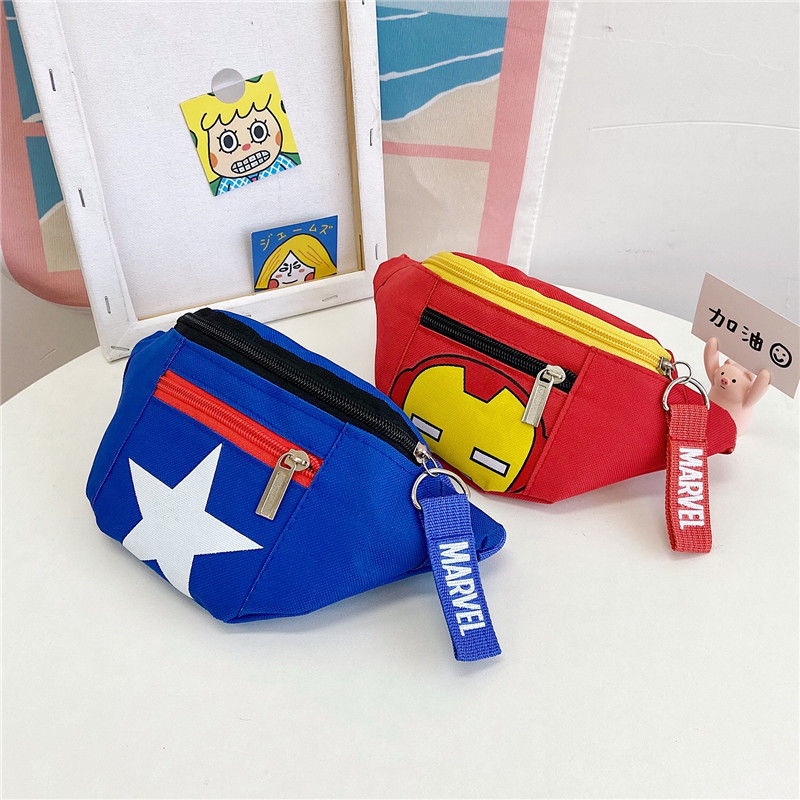 Spiderman Túi đeo chéo ngực thời trang cho bé / Bóng đá Túi ngực / Không thấm nước túi trước ngực