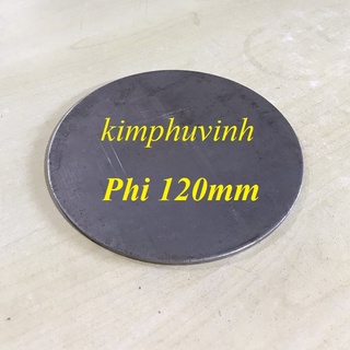 01 cái - phi 120mm bản mã tròn - bản mã đầu cột 120mm