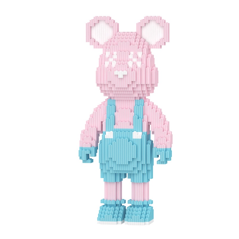 Bộ Đồ Chơi Lắp Ráp Hình Chú Gấu Xinh Xắn Dành Cho Bé