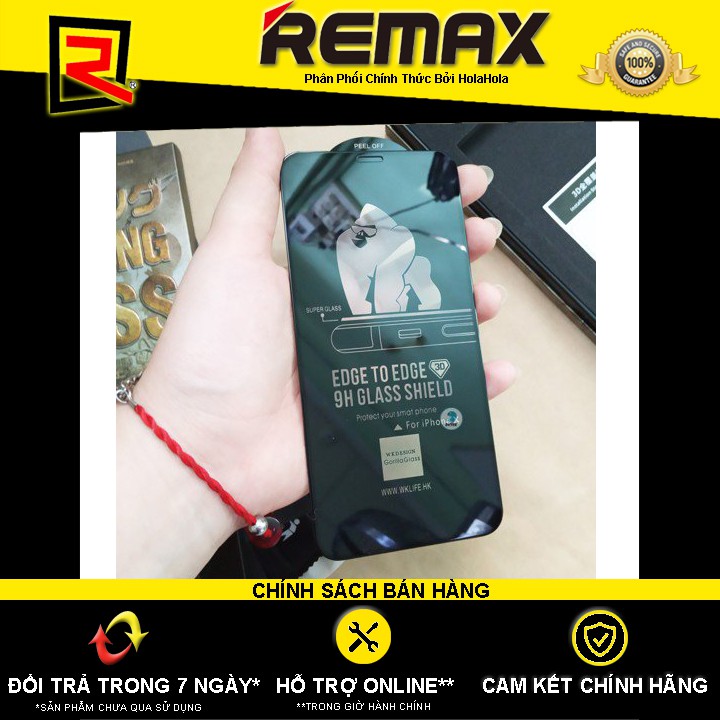 Miếng dán cường lực Remax WK Kingkong full màn hình cho iPhone X/XS
