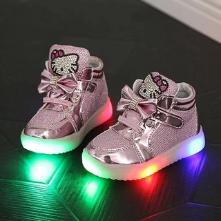 Giày đèn Led A6 Helo Kitty bé gái