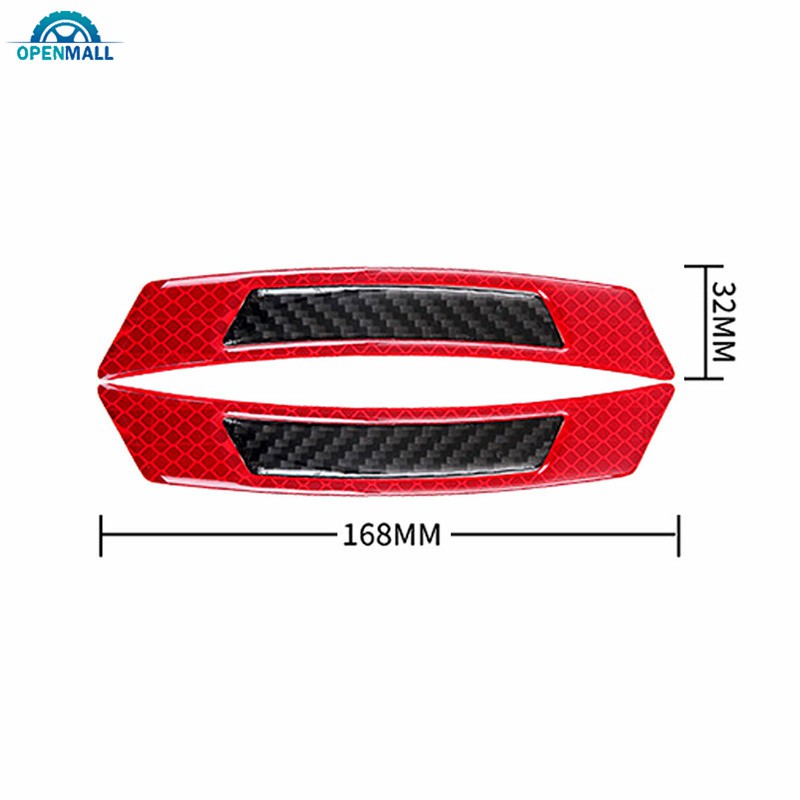 Set 2 miếng dán phản quang cảnh báo an toàn dành cho bánh xe hơi