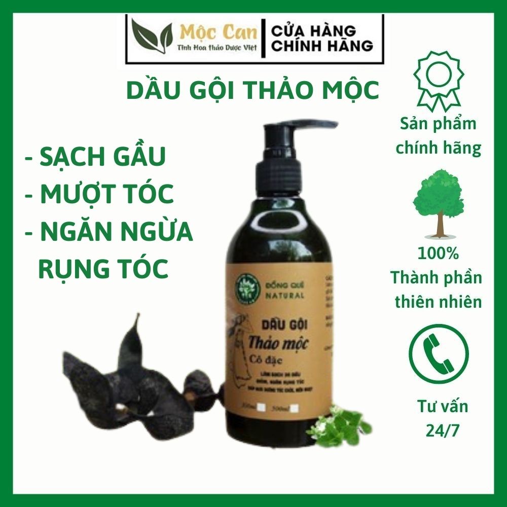 [500ml] Dầu gội thảo mộc , không kích ứng , mượt tóc , sạch gầu , nấm ngứa chống rụng tóc , dầu gội bồ kết cô đặc