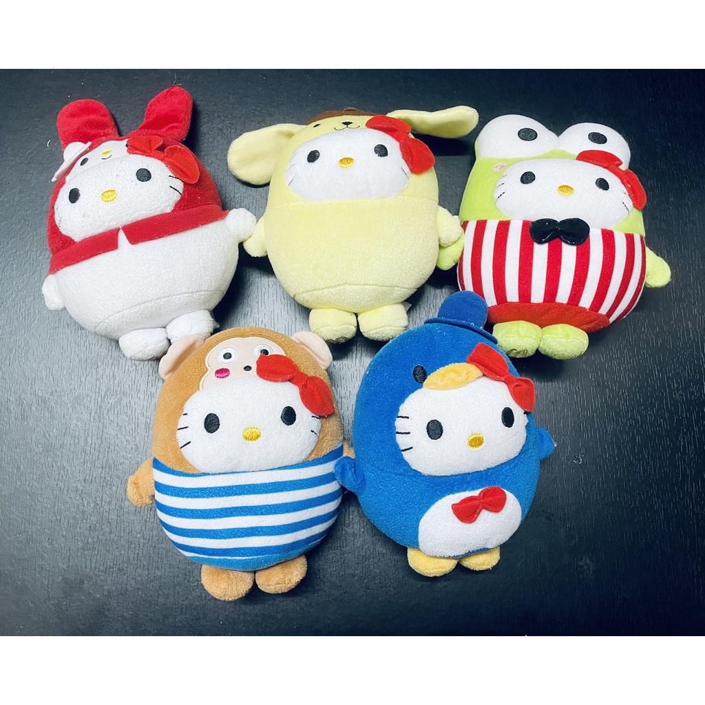 Gấu bông nhân vật Sanrio mèo Hello Kitty cosplay 10-12cm