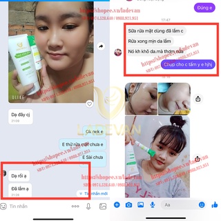 SỮA RỬA MẶT LADEVAN (Trắng da - Ngăn ngừa mụn)