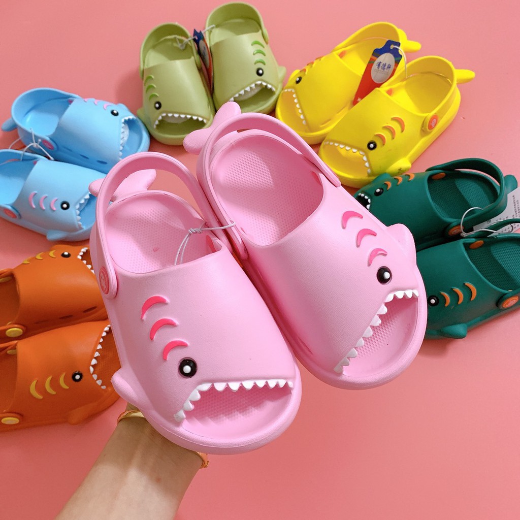 [Loại 1] Dép Cá Mập Baby Shark Cute Cho Bé(ảnh thật) Dép Sandanl Đi Biển Chống Trơn Trượt