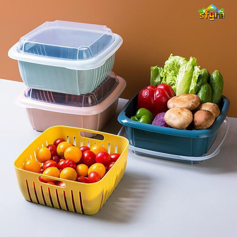 Rổ Đựng Trái Cây Có Nắp Đậy Tiện Lợi