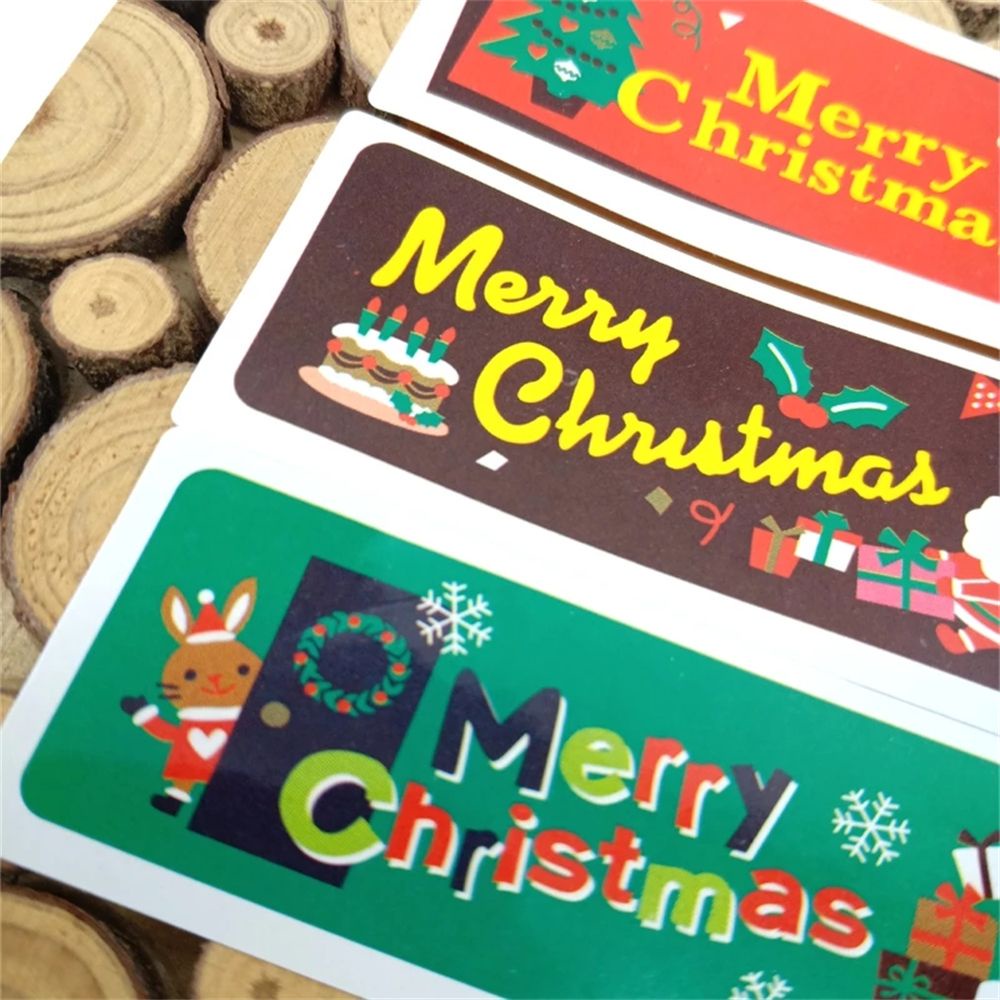 Set 100 miếng dán trang trí giáng sinh DIY