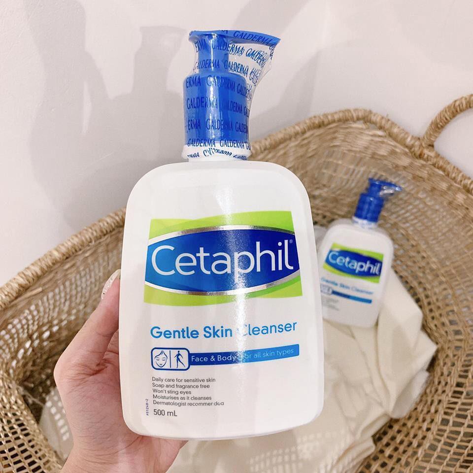 Sữa rửa mặt Cetaphil Gentle Skin Cleanser - Sữa rửa mặt dịu nhẹ không xà phòng cho da nhạy cảm - Mẫu mới [COCOLUX]