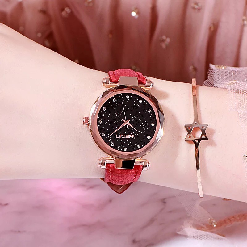 ĐỒNG HỒ NỮ DÂY DA SHDHD MẶT 12 CHẤM D305 THỜI TRANG | BigBuy360 - bigbuy360.vn