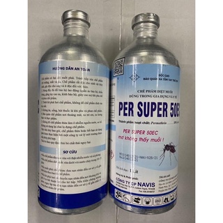 Thuốc muỗi chai nhôm per super 50ec - 1lít