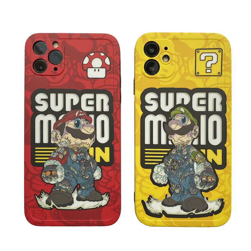 Ốp Điện Thoại Họa Tiết Hoạt Hình Phối Màu Xinh Xắn Cho iPhone 12 13 11 Pro Max X Xs Max Xr 7554