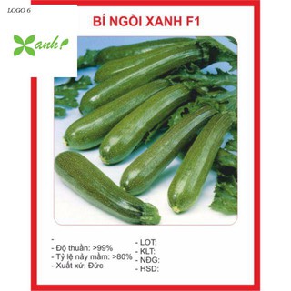 Hạt giống bí ngồi xanh 10 hạt
