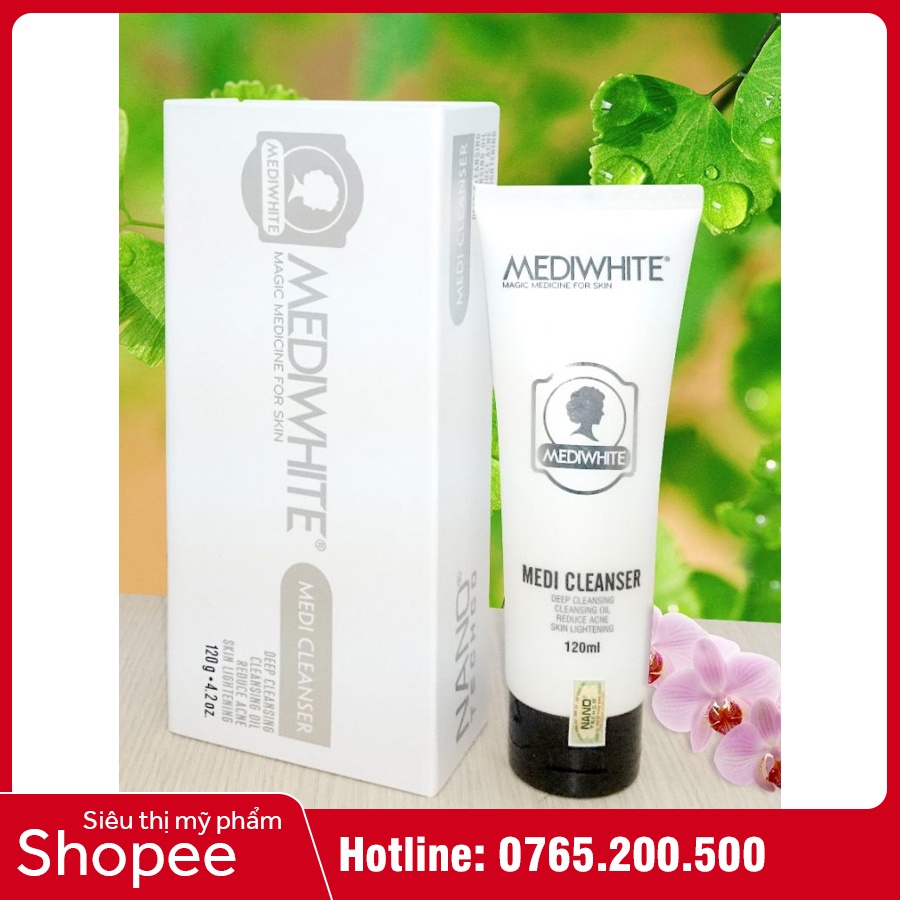 Sữa Rửa Mặt Ngừa Mụn Medi White - Medi Cleanser - Sữa Rửa Mặt Ngừa Mụn, Sạch Sâu