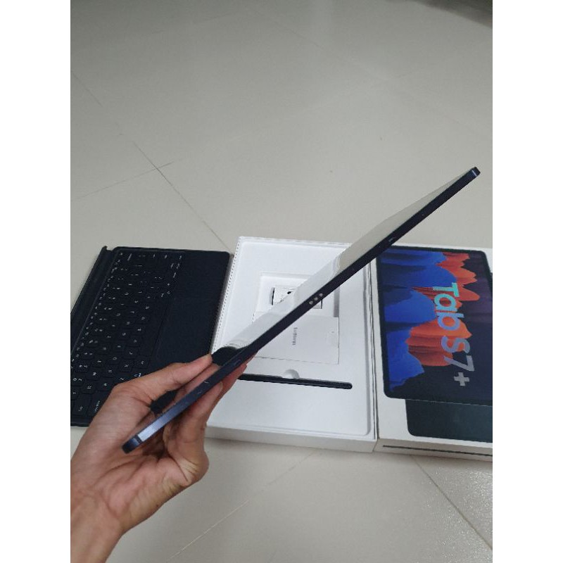 Máy tính bảng Samsung Tab S7 Plus (S7+) kèm bàn phím (qua sử dụng)_Bảo hành 9/2021 toàn quốc | BigBuy360 - bigbuy360.vn