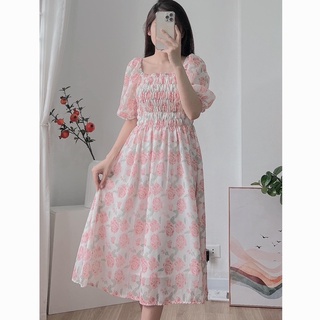 Đầm - váy hoa hồng 0106