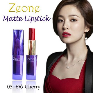 Son môi zeone cao cấp màu đỏ cherry