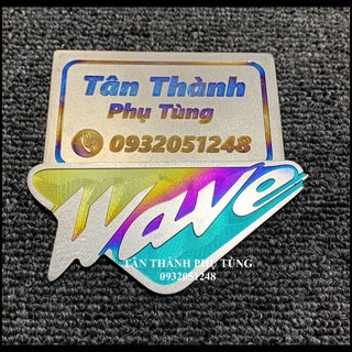 Logo Titan Wave dán trước mặt nạ 7 màu