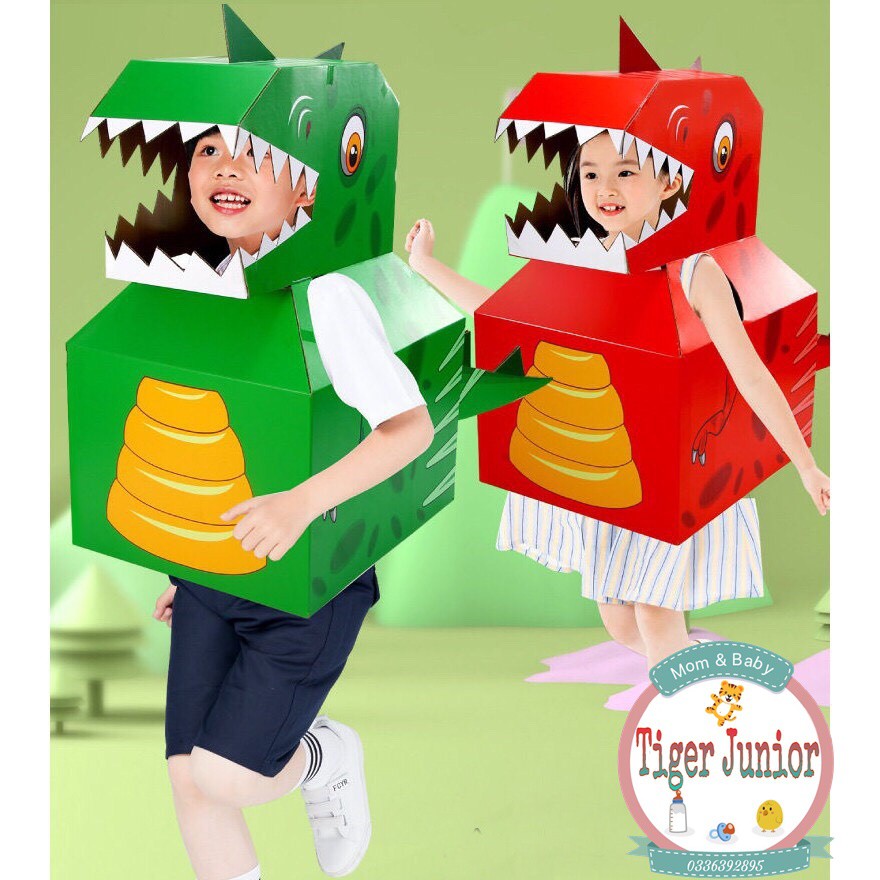 Bộ Đồ Chơi Mô Hình Hóa Trang Khủng Long Cá Mập, Voi, Hươu Cao Cổ DC121