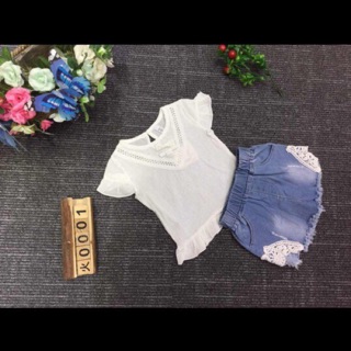 Set bộ áo voan, quần bò